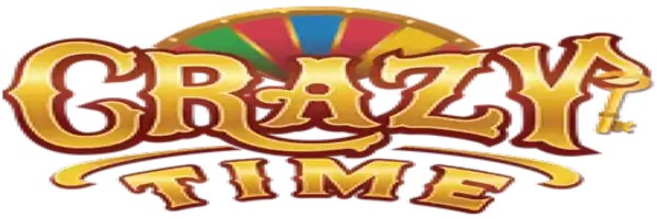 Crazy Time slot logo by Evolution at Honeybetz Casino