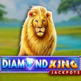 Diamond King Jackpots logo by SpinPlay Games Honeybetz Casino