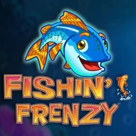 Fishin Frenzy logo by Blueprint Gaming at Honeybetz Casino