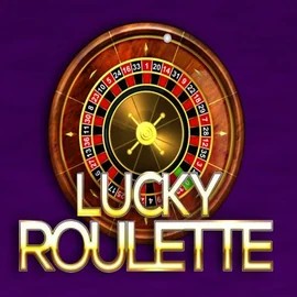 Lucky Roulette slot logo by Belatra Games at Honeybetz Casino