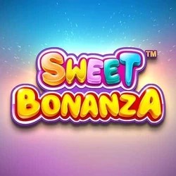 Sweet Bonanza online game logo by Pragmatic Play on honeybetz-casino.eu